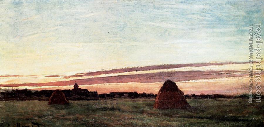 Claude Oscar Monet : Haystacks At Chailly